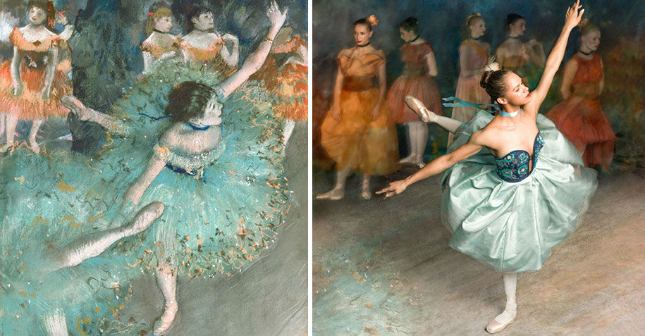 Tableaux vivants: Misty Copeland diventa una ballerina dei quadri di Degas 3